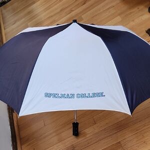 Spelman College Navy & White Umbrella